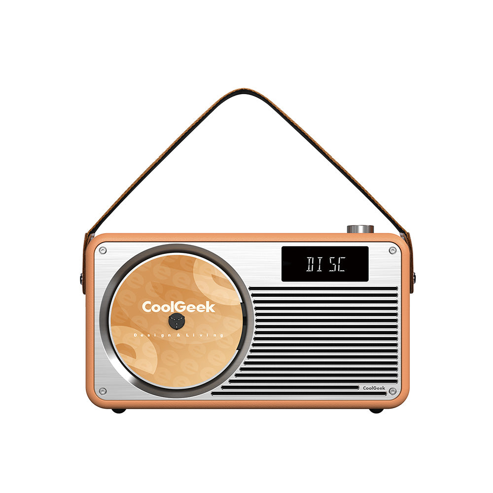 VS-02 Vertical CD Player with Bluetooth & FM Radio | CoolGeek Audio